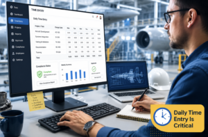 Aerospace Labor Accounting Compliance: Avoid Costly Contract Losses 2 Why Daily Time Entry Is Critical