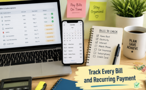 Smart Money Management: 5 Powerful Ways to Track Your Money Before It Controls You 2 Track Every Bill and Recurring Payment