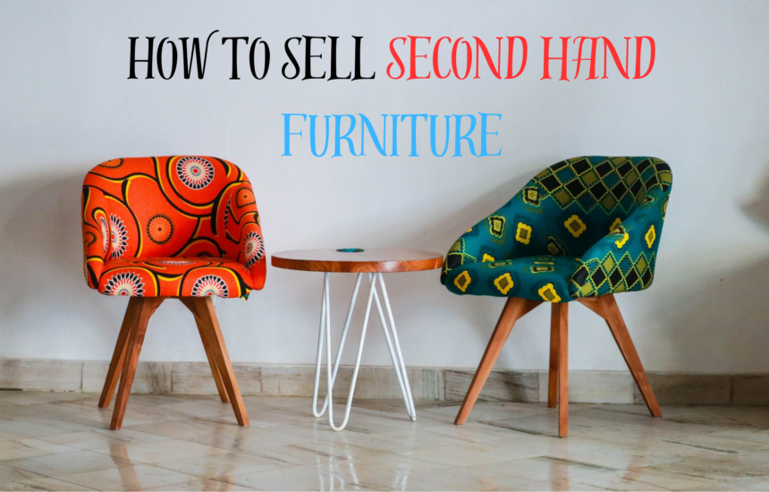 how to sell second hand furniture