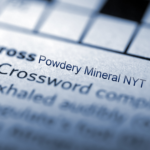 powdery mineral nyt crossword clue