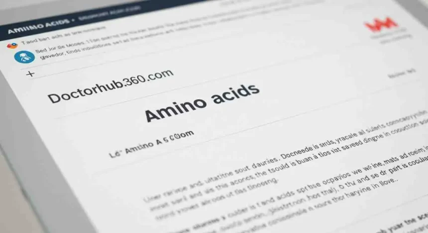 doctorhub360.com amino acids