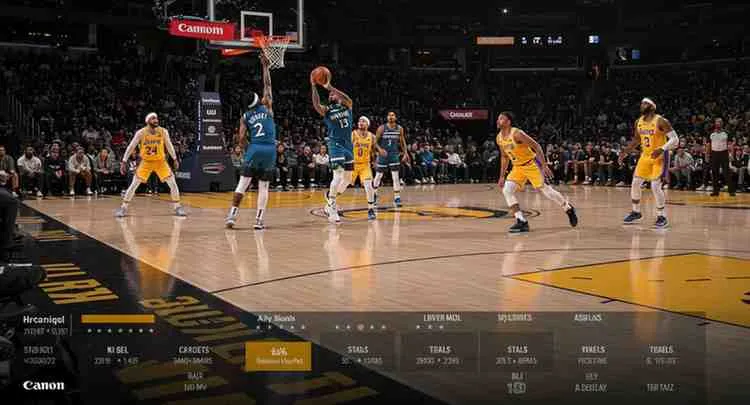 timberwolves vs lakers match player stats