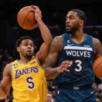 timberwolves vs lakers match player stats