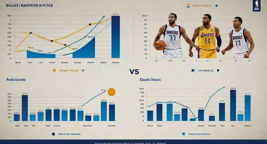 Dallas Mavericks vs Lakers Match Player Stats
