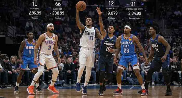 dallas mavericks vs okc thunder match player stats