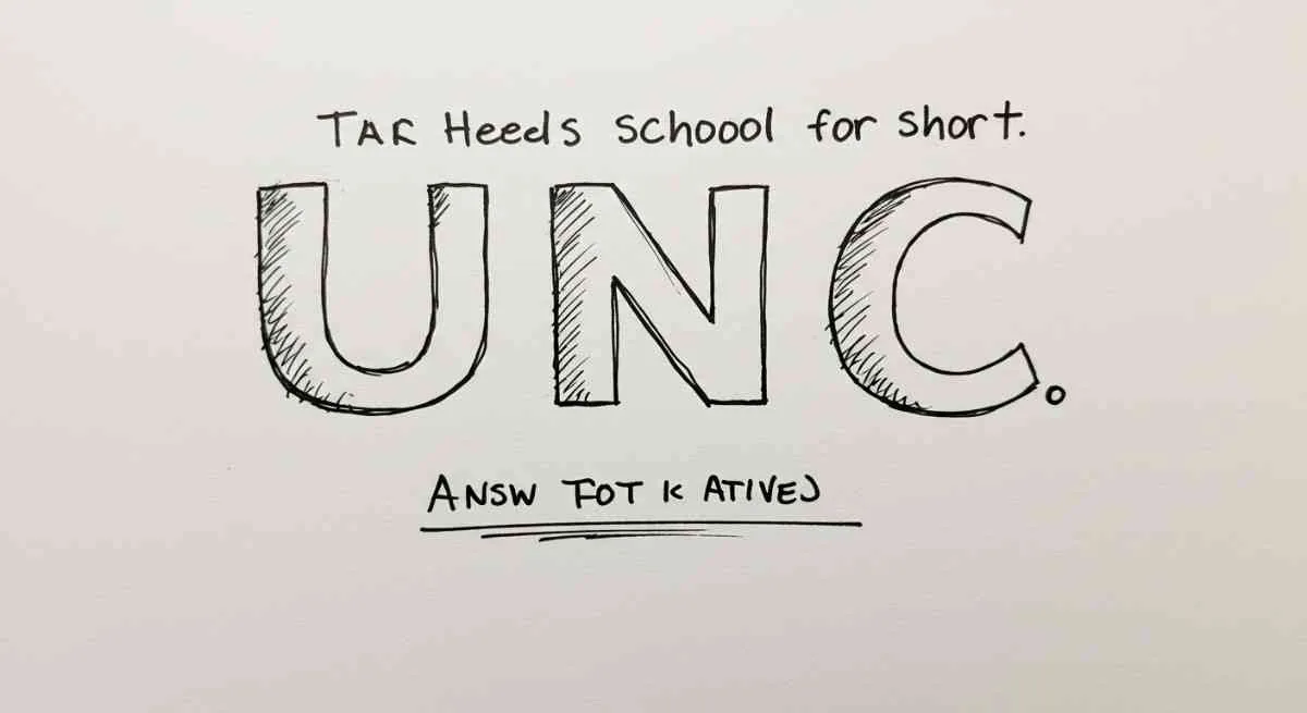 tar heels school for short nyt