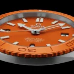 44.1mm orange omega planet ocean bezel insert