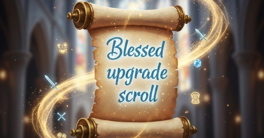 Blessed upgrade scroll