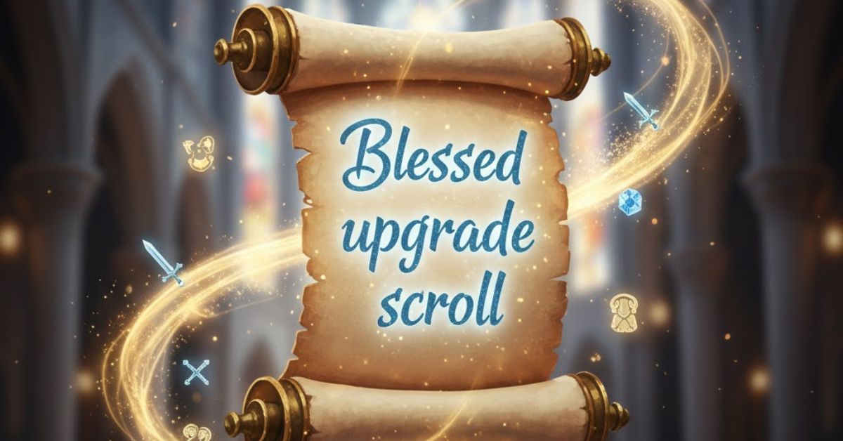 Blessed upgrade scroll