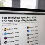 Top 10 Richest YouTubers 2026