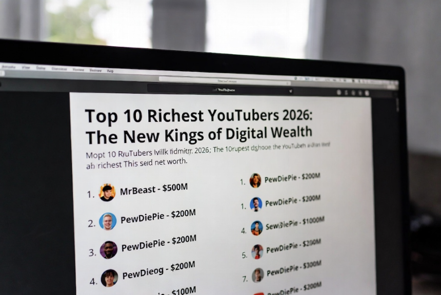 Top 10 Richest YouTubers 2026
