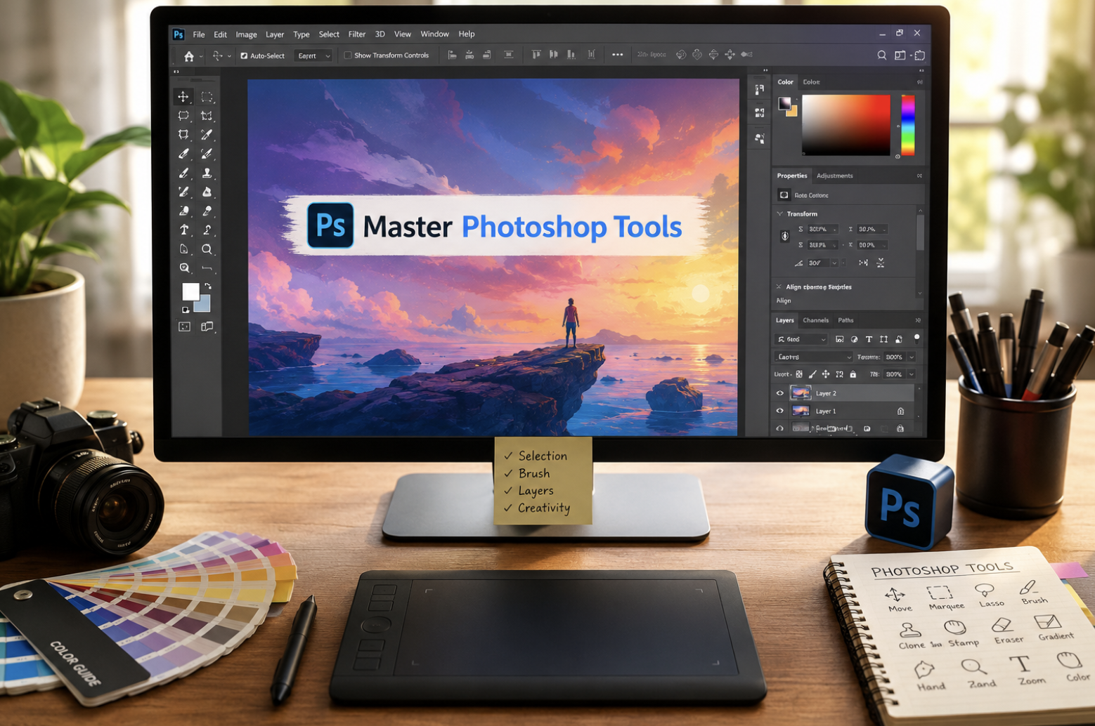 Master Photoshop Tools Complete Guide to Every Essential Tool