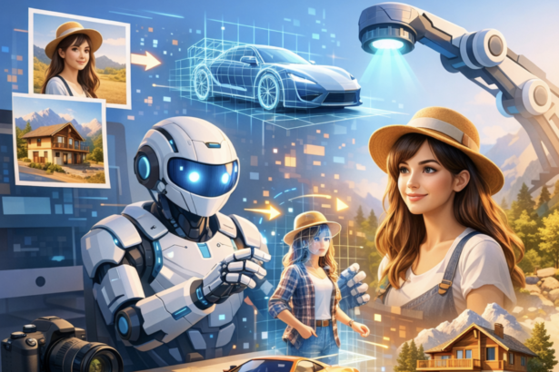 Hi3D AI Revolution How Intelligent AI Turns Ordinary Images into Stunning 3D Models