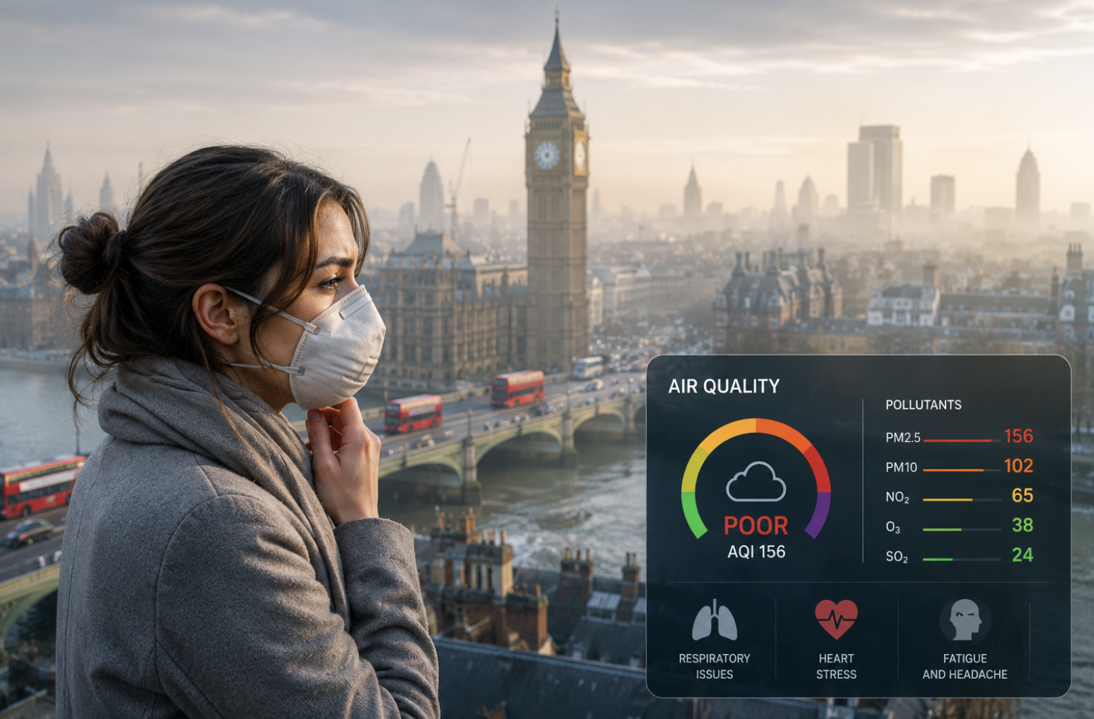 The Hidden Health Countdown How UK Air Pollution Is Quietly Cutting Your Healthy Life Short