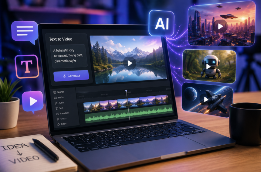 5 Best Text to Video Generators: AI Tools Turning Simple Ideas Into Viral Videos