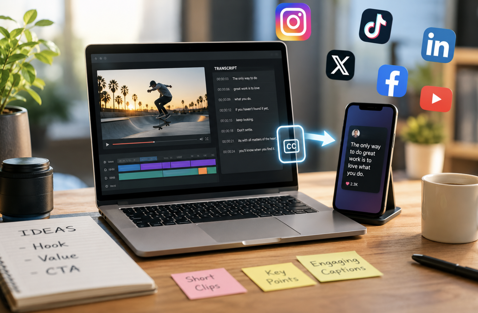 How to Turn Videos Into High-Impact Text for Social Media Marketing